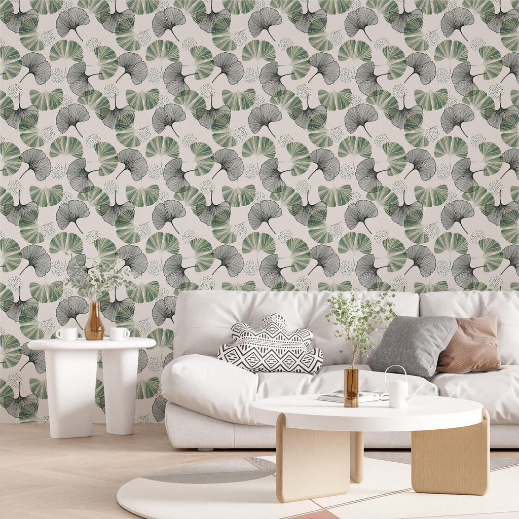 Papel pintado vinílico adhesivo Wallplas Ginko