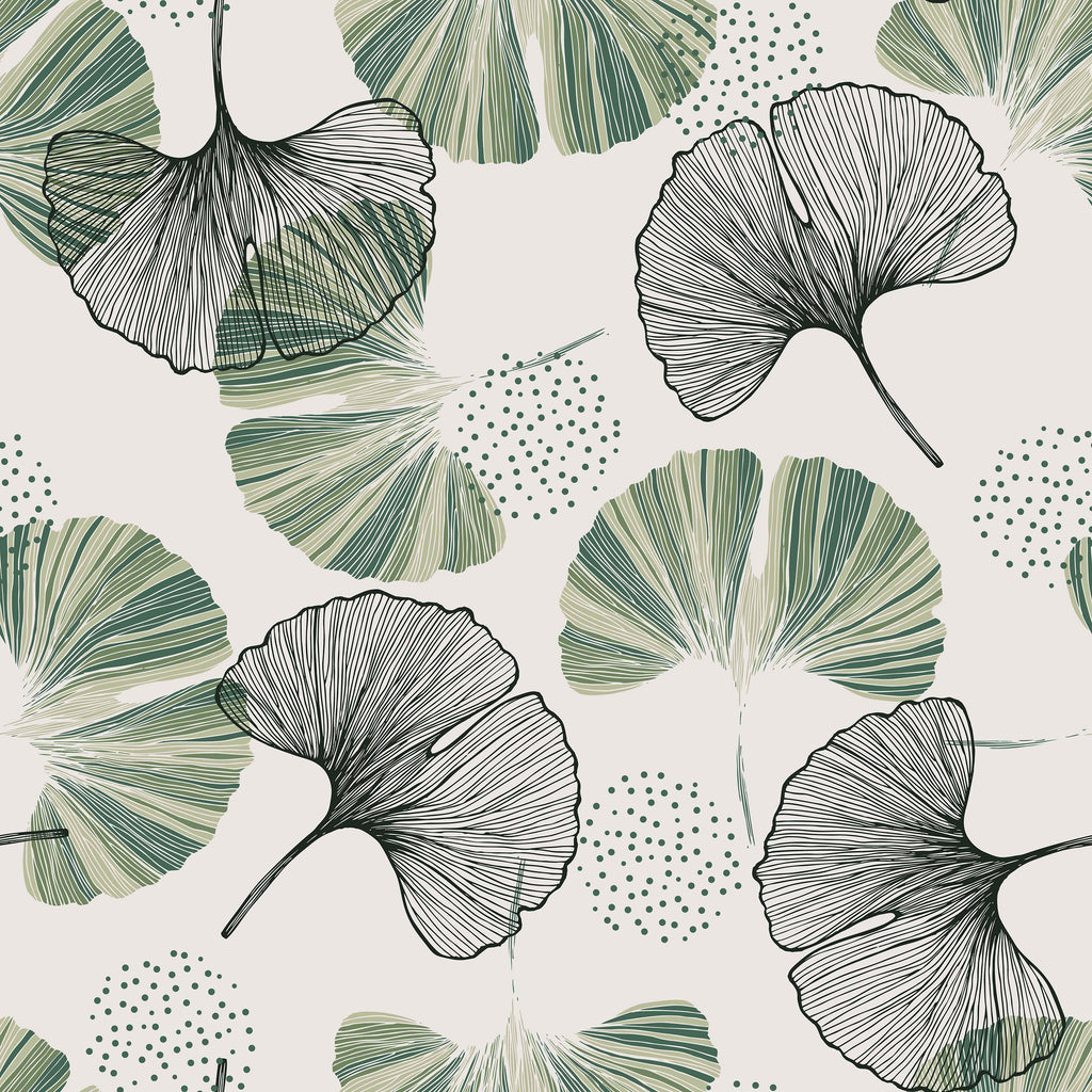 Papel pintado vinílico adhesivo Wallplas Ginko