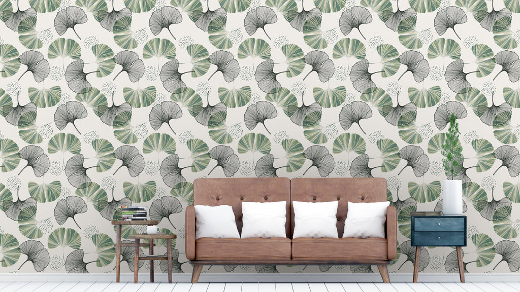 Papel pintado vinílico adhesivo Wallplas Ginko