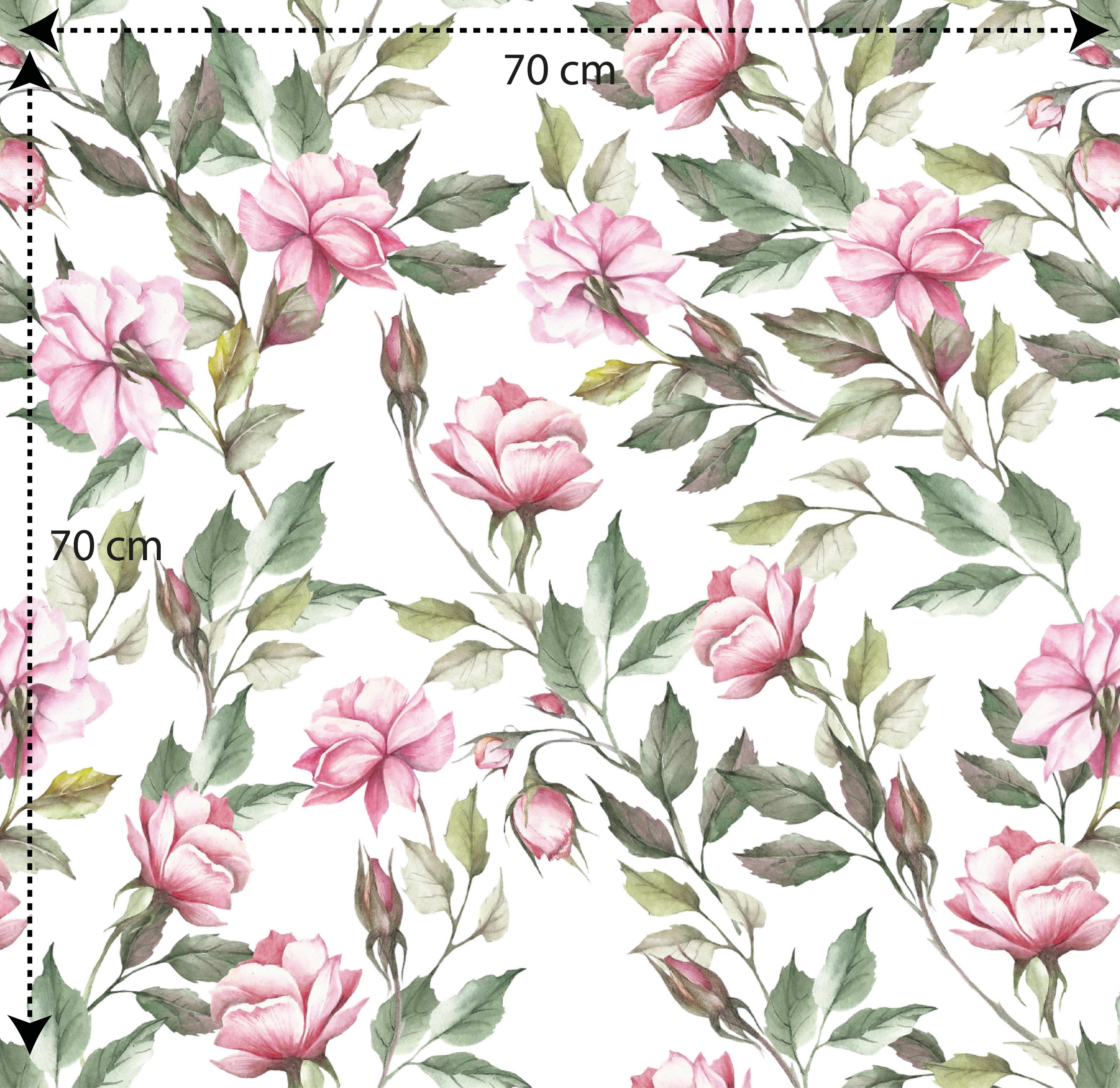 Papel pintado vinílico adhesivo Wallplas Rosas