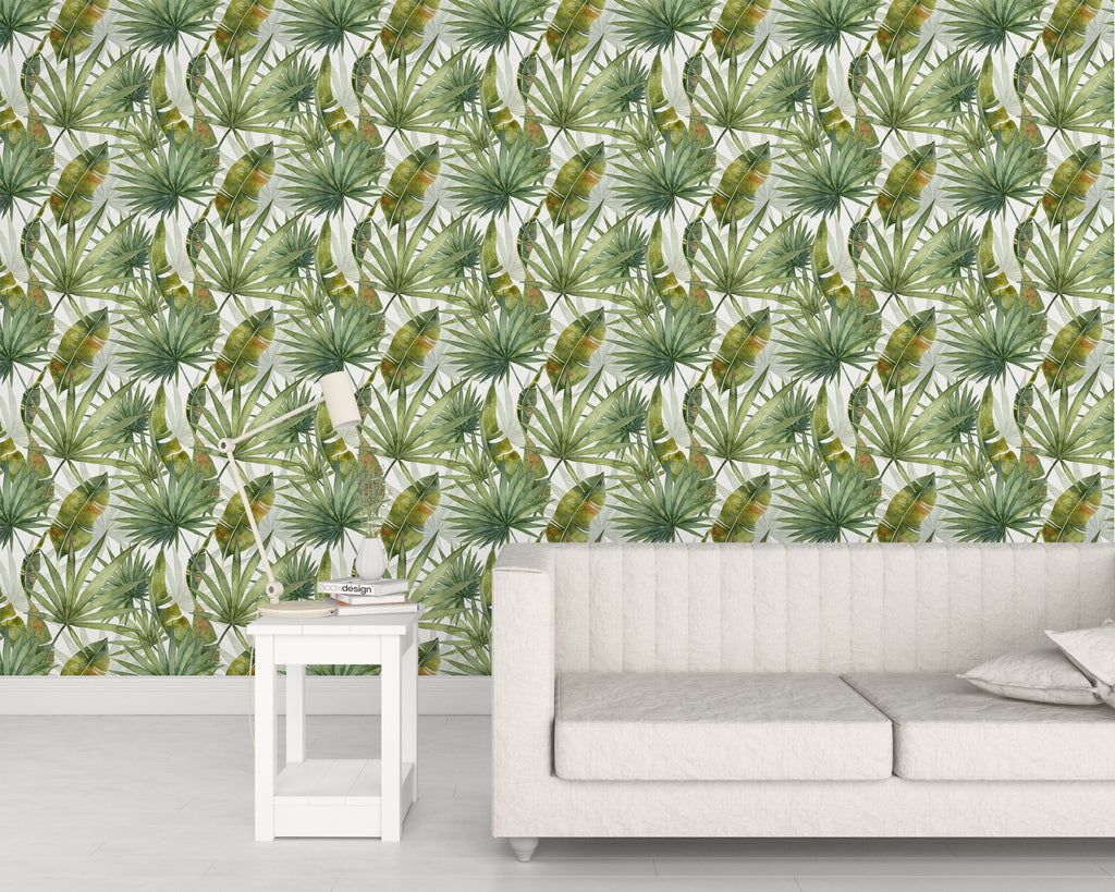 Papel pintado vinílico adhesivo Wallplas Selva