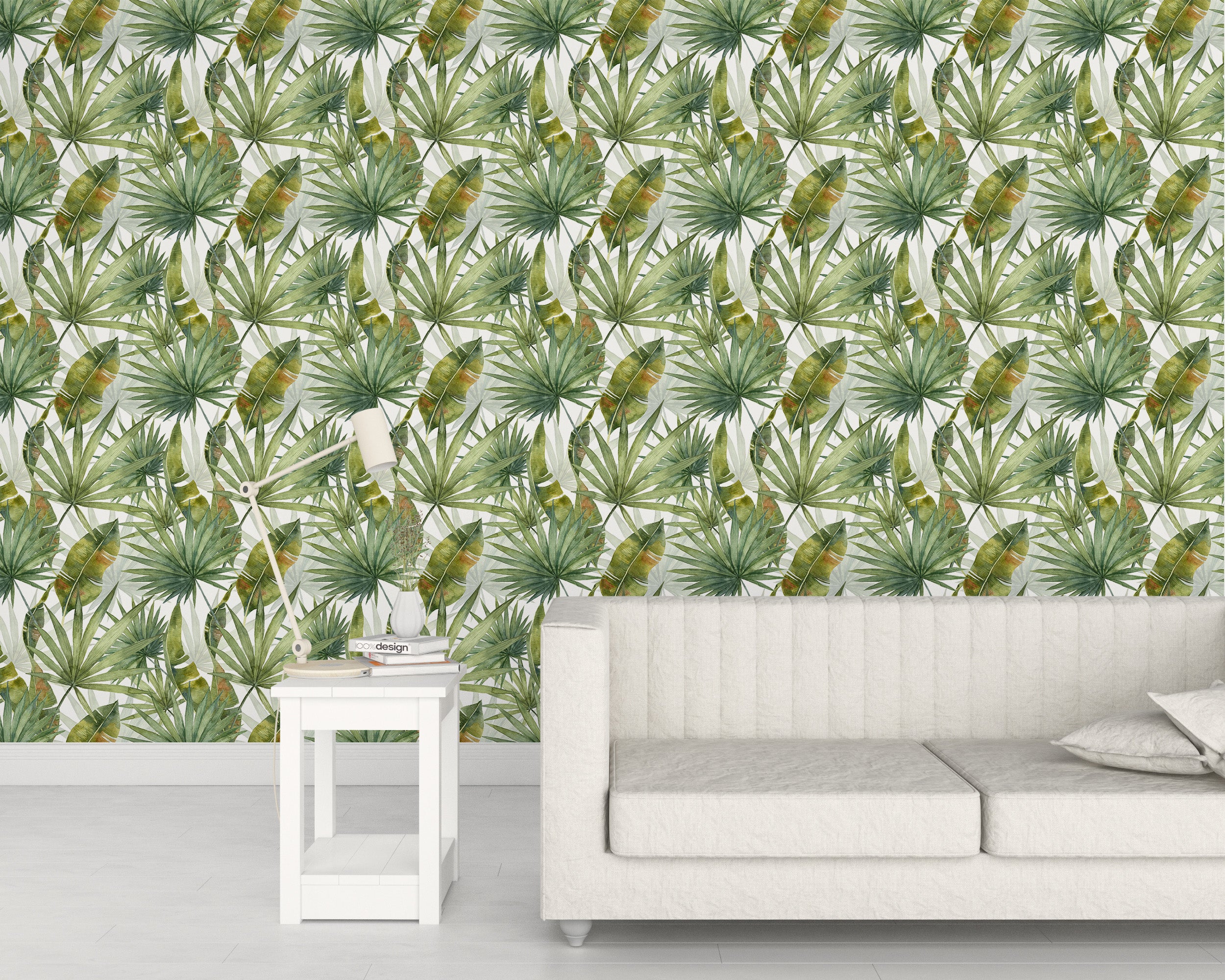 Papel pintado vinílico adhesivo Wallplas Selva