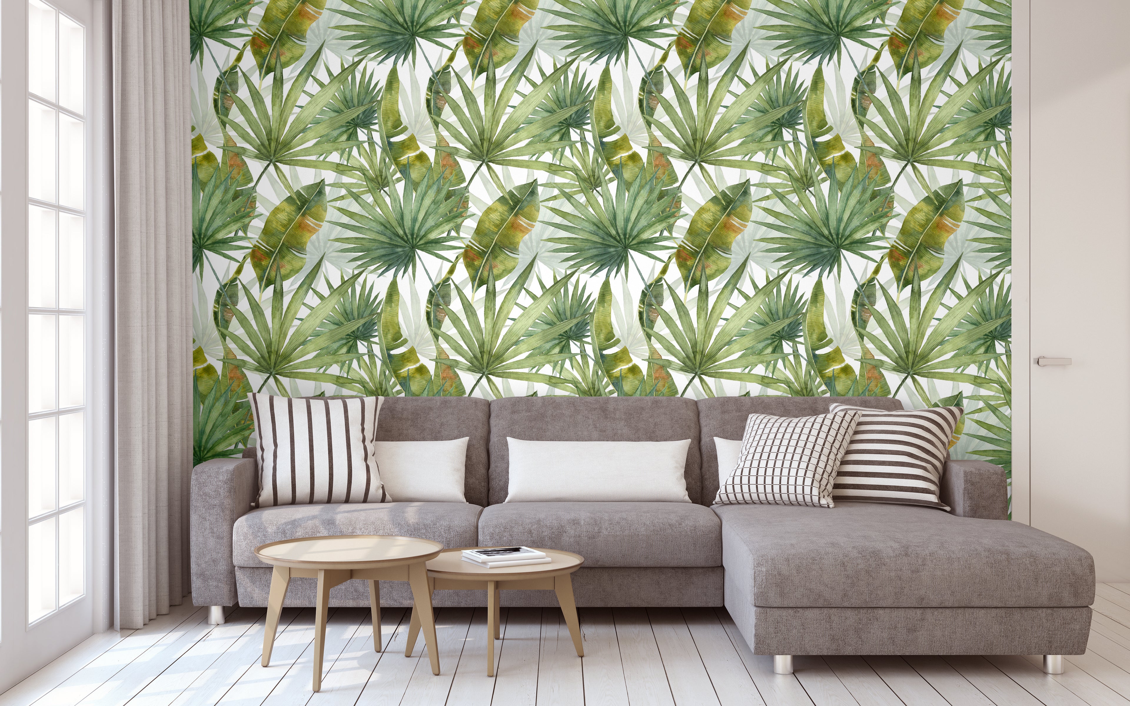 Papel pintado vinílico adhesivo Wallplas Selva
