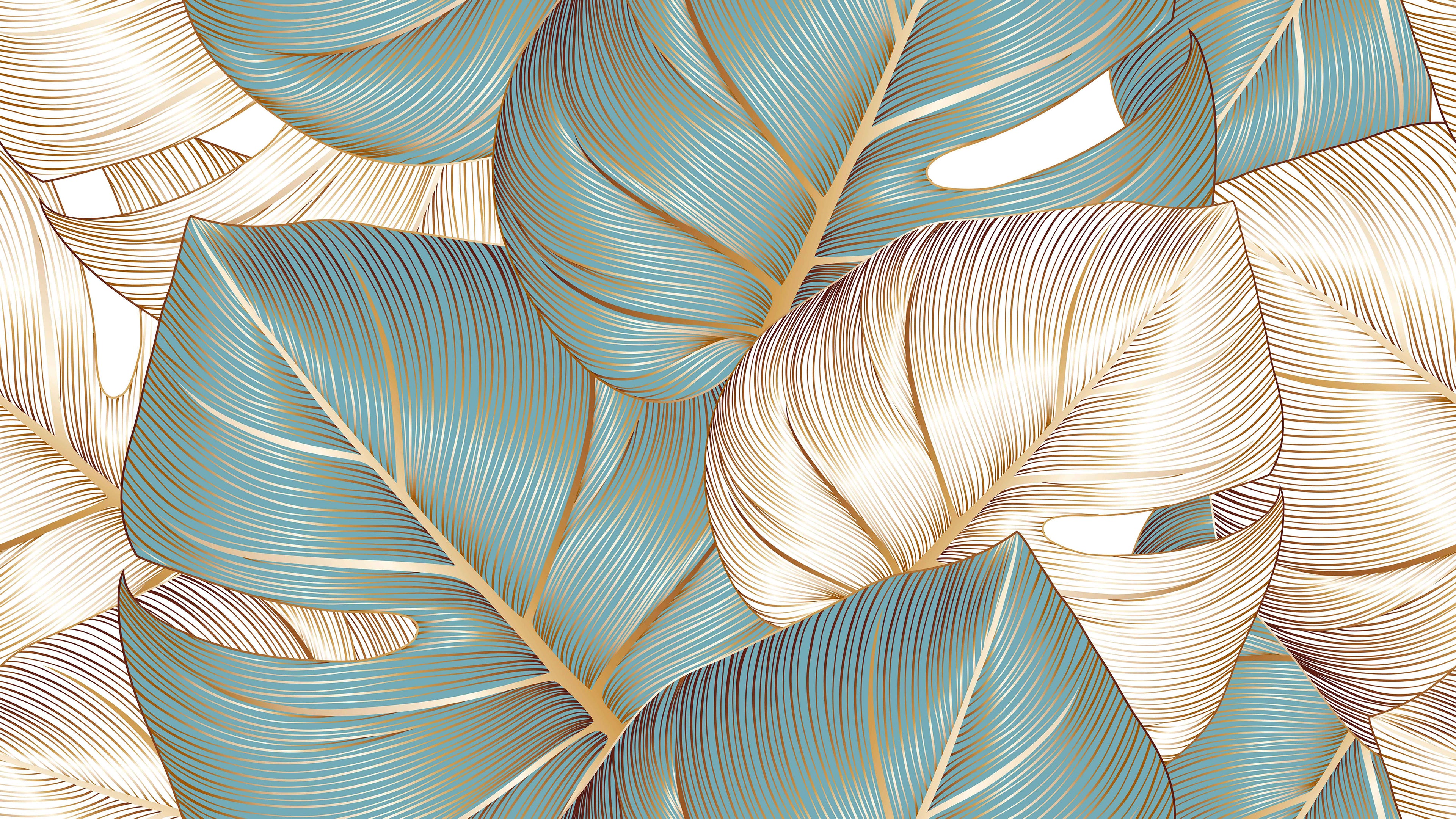 Papel pintado vinílico adhesivo Wallplas Hojas