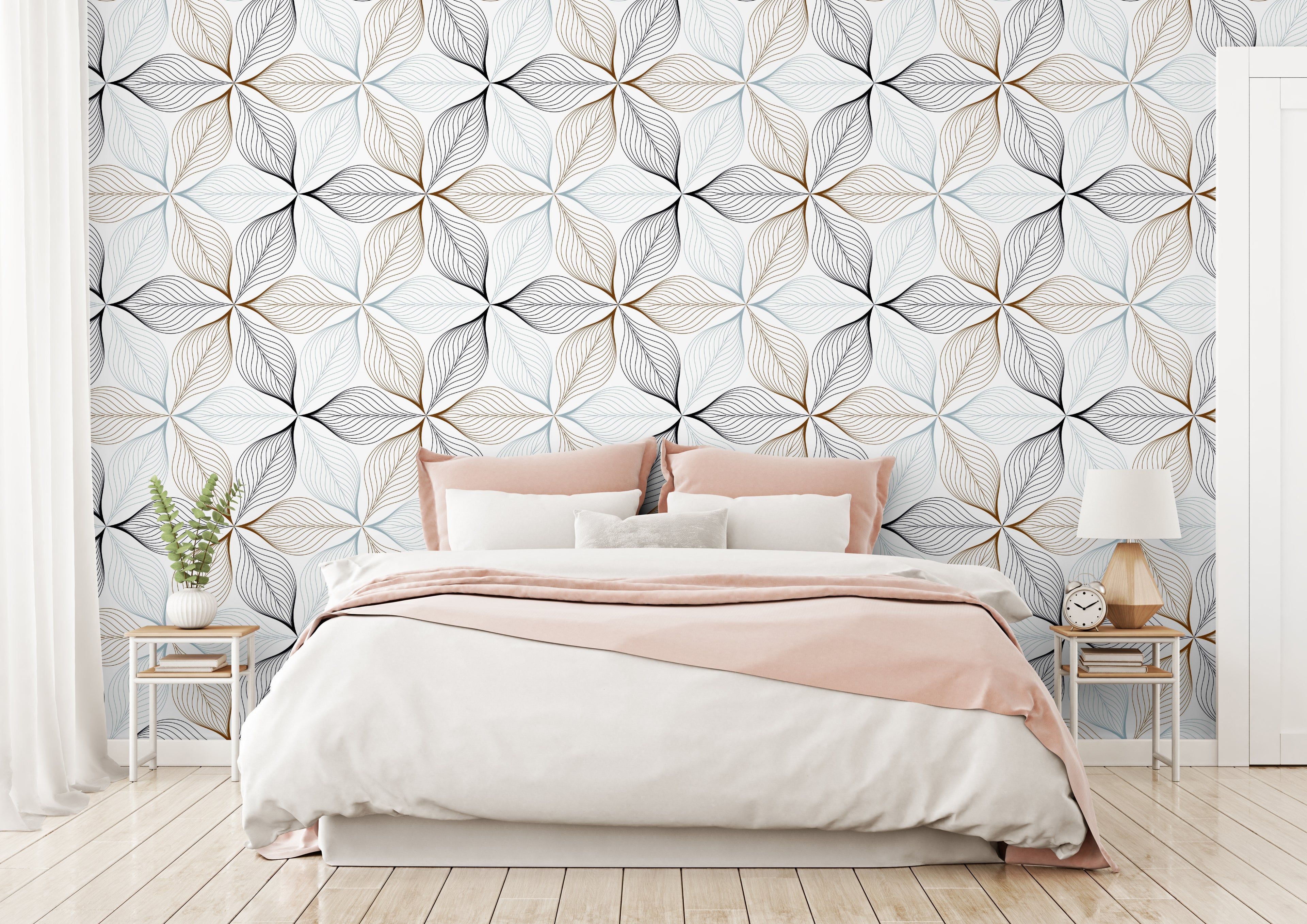 Papel pintado vinílico adhesivo Wallplas Helices