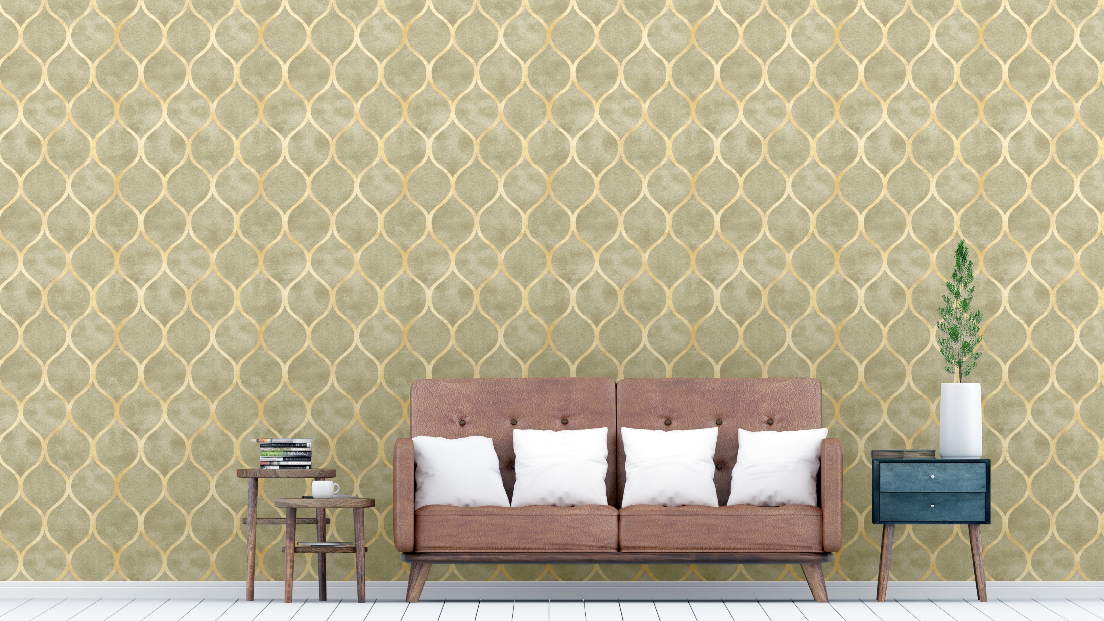 Papel pintado vinílico adhesivo Wallplas Lágrimas