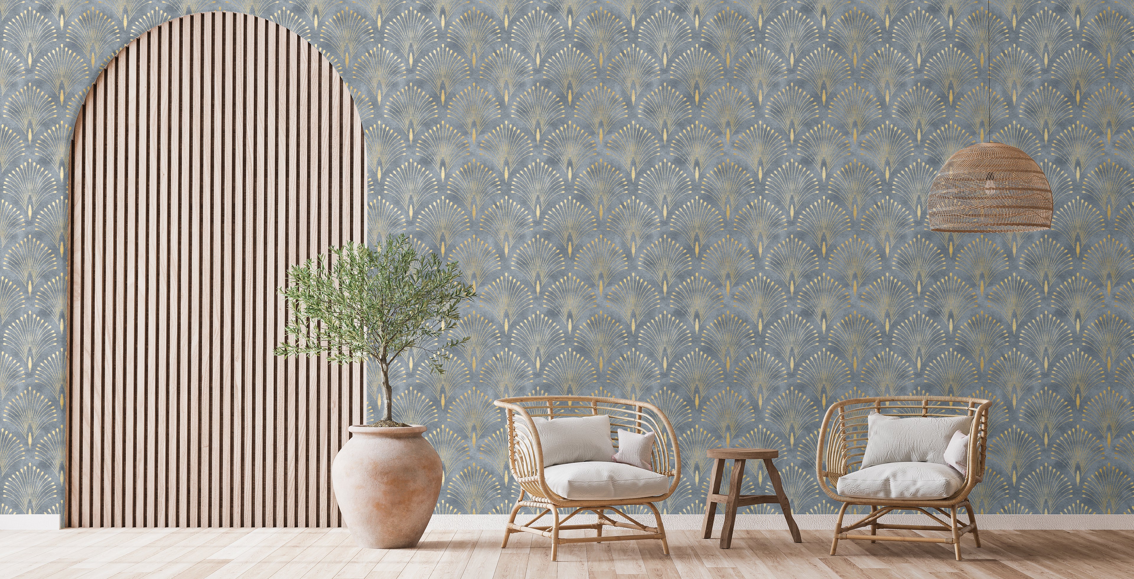 Papel pintado vinílico adhesivo Wallplas Castillo