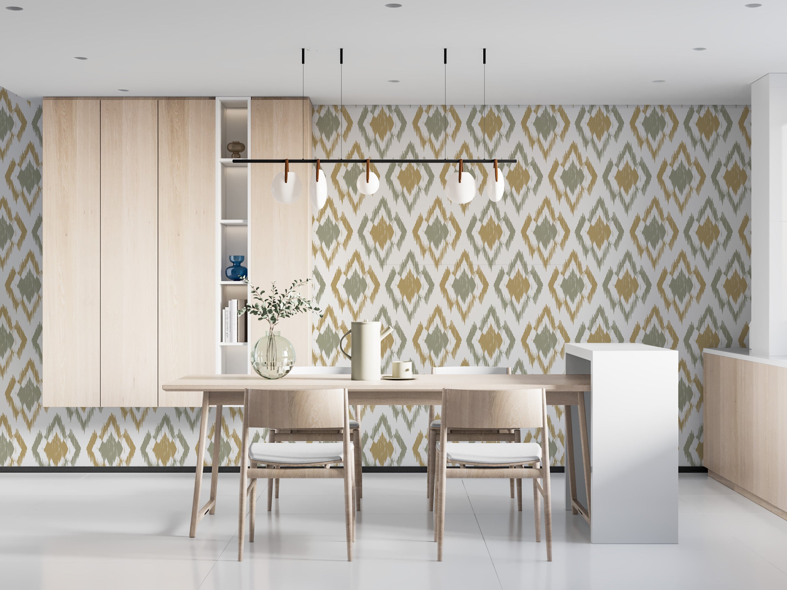 Papel pintado vinílico adhesivo Wallplas Kilim