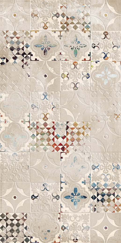 Papel pintado vinílico adhesivo Wallplas Azulejos