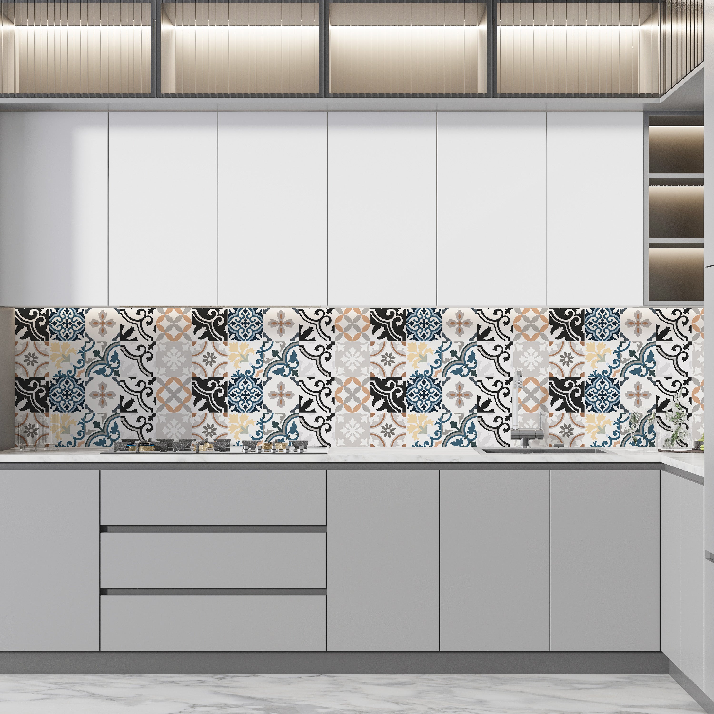 Papel pintado vinílico adhesivo Wallplas Hidráulico