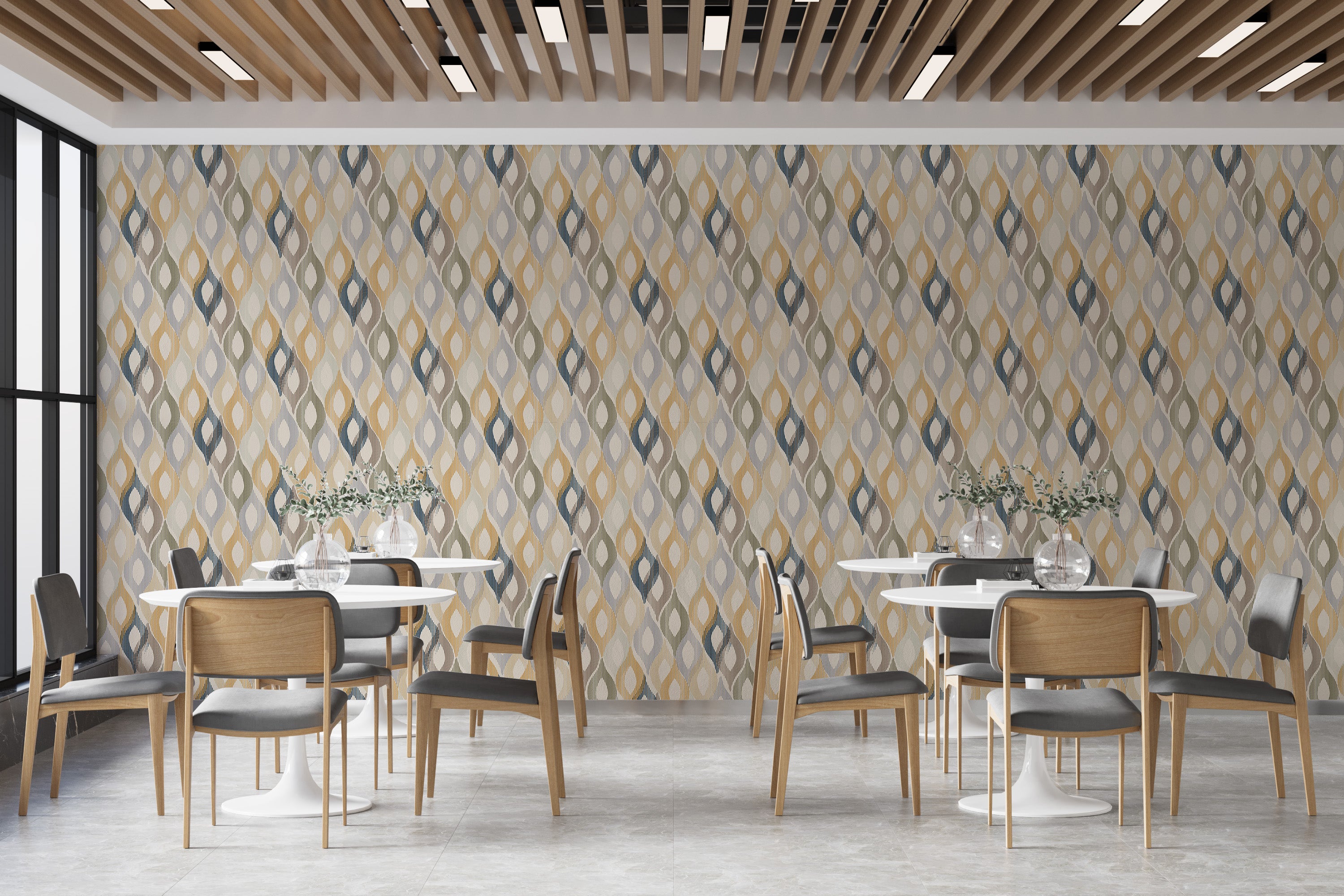 Papel pintado vinílico adhesivo Wallplas Ameba