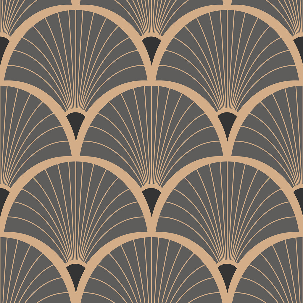 Papel pintado vinílico adhesivo Wallplas Ondas