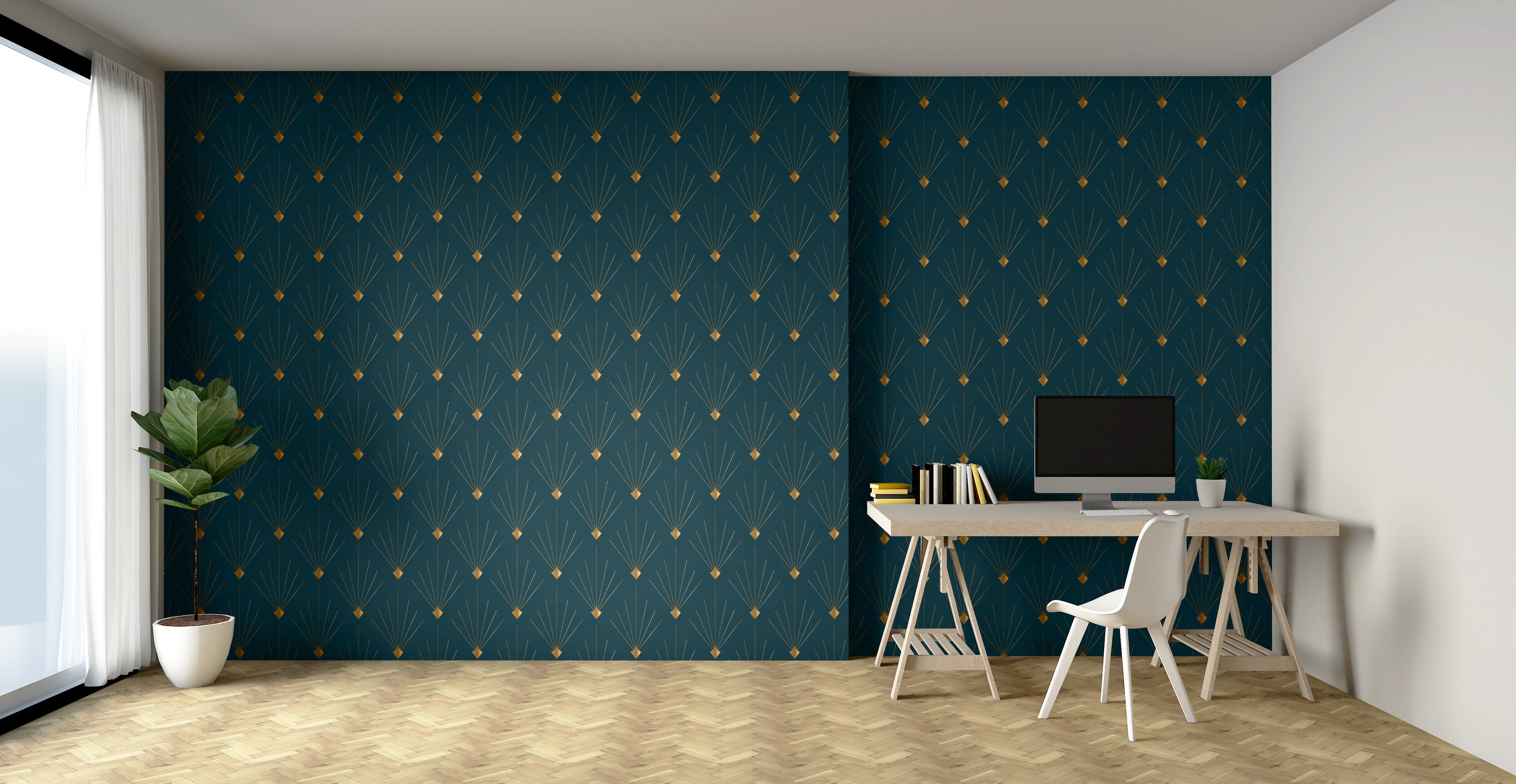 Papel pintado vinílico adhesivo Wallplas Destellos
