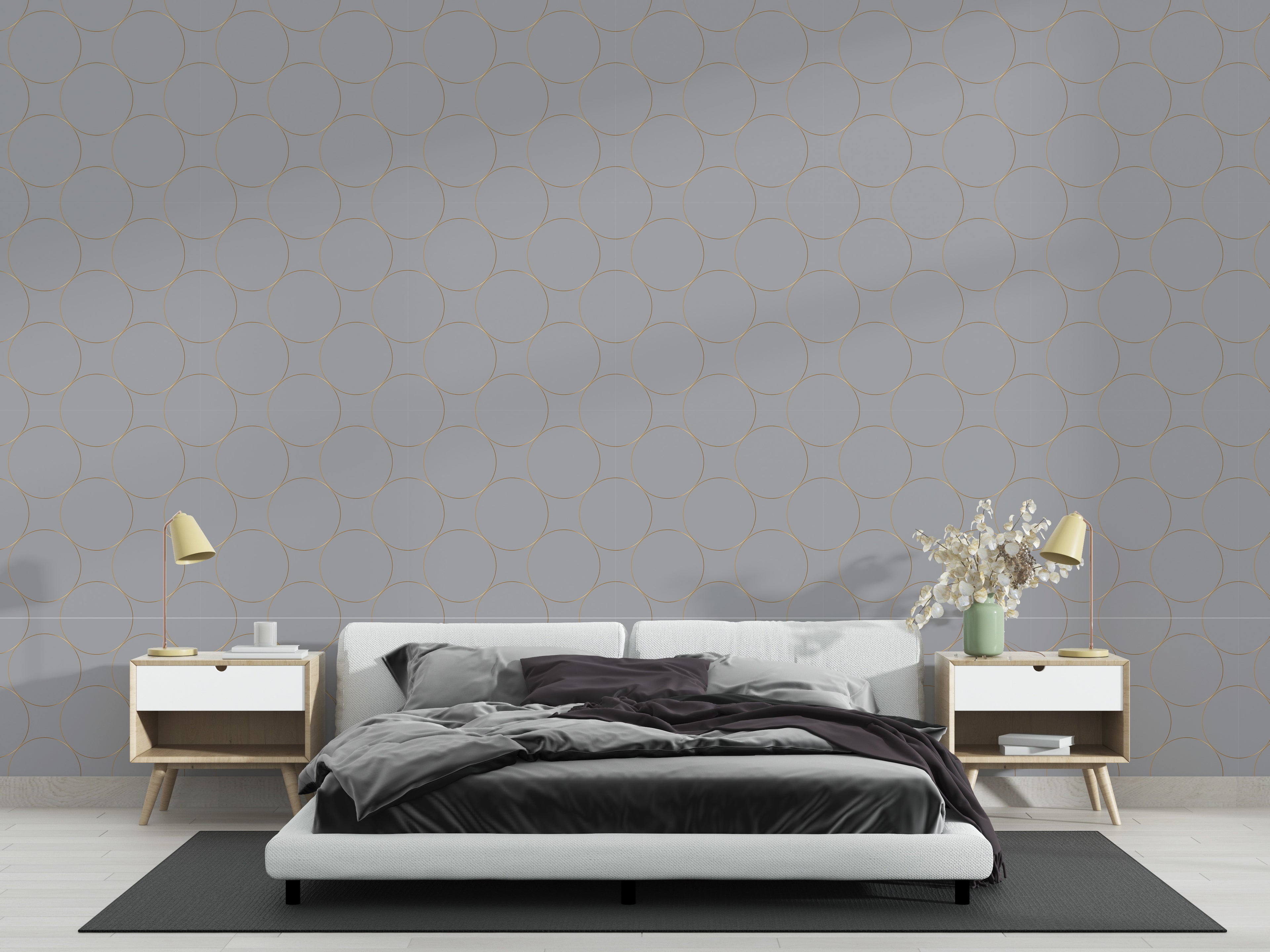 Papel pintado vinílico adhesivo Wallplas Bubbles