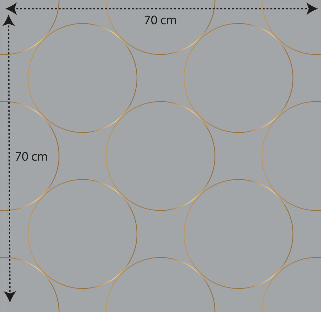 Papel pintado vinílico adhesivo Wallplas Bubbles