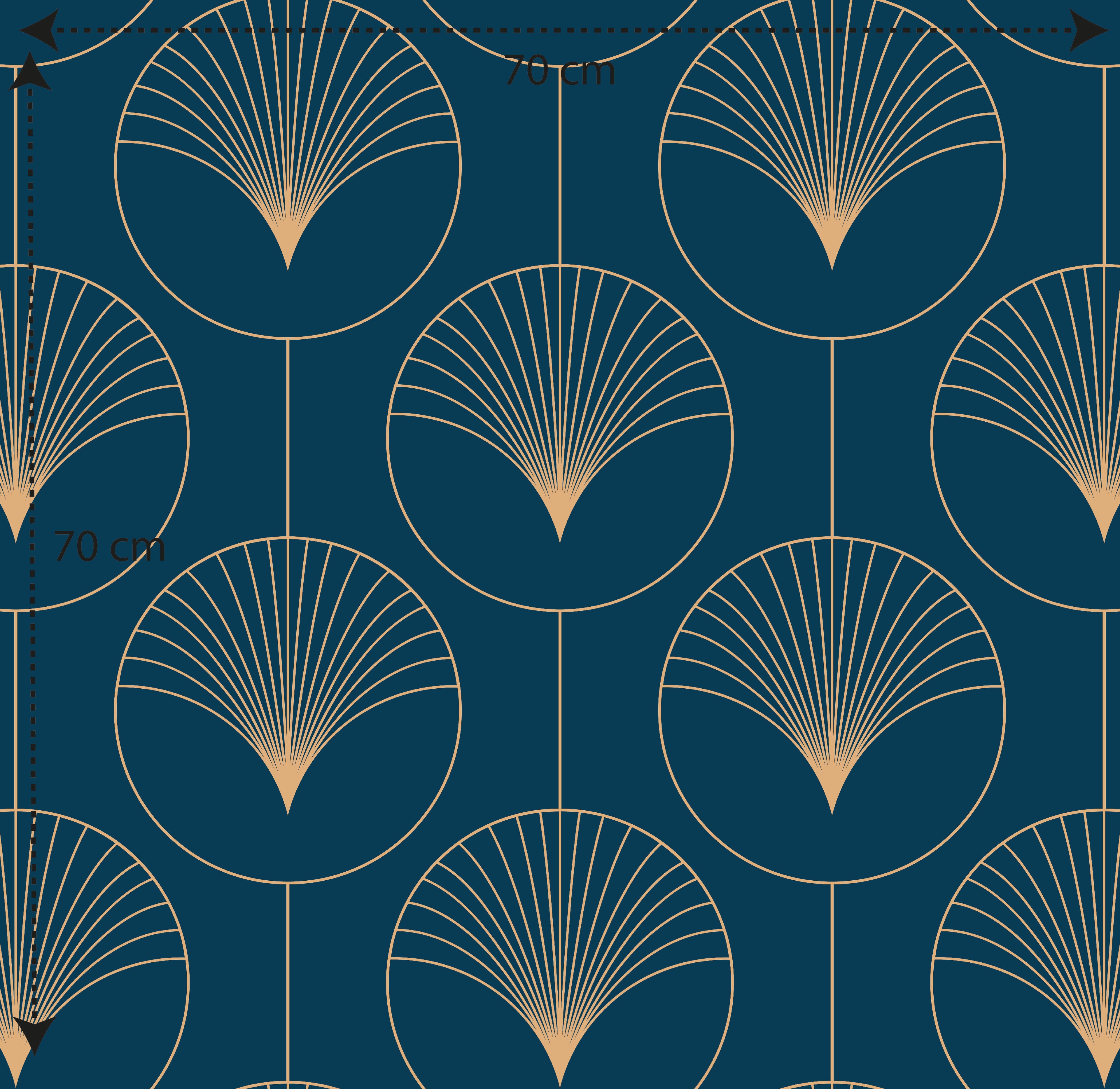 Papel pintado vinílico adhesivo Wallplas Bolas