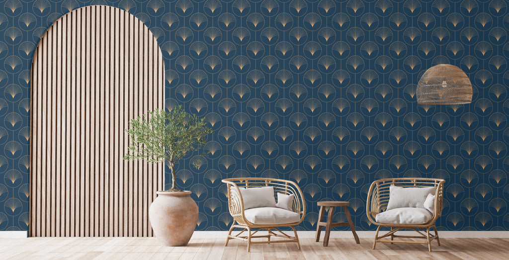 Papel pintado vinílico adhesivo Wallplas Bolas