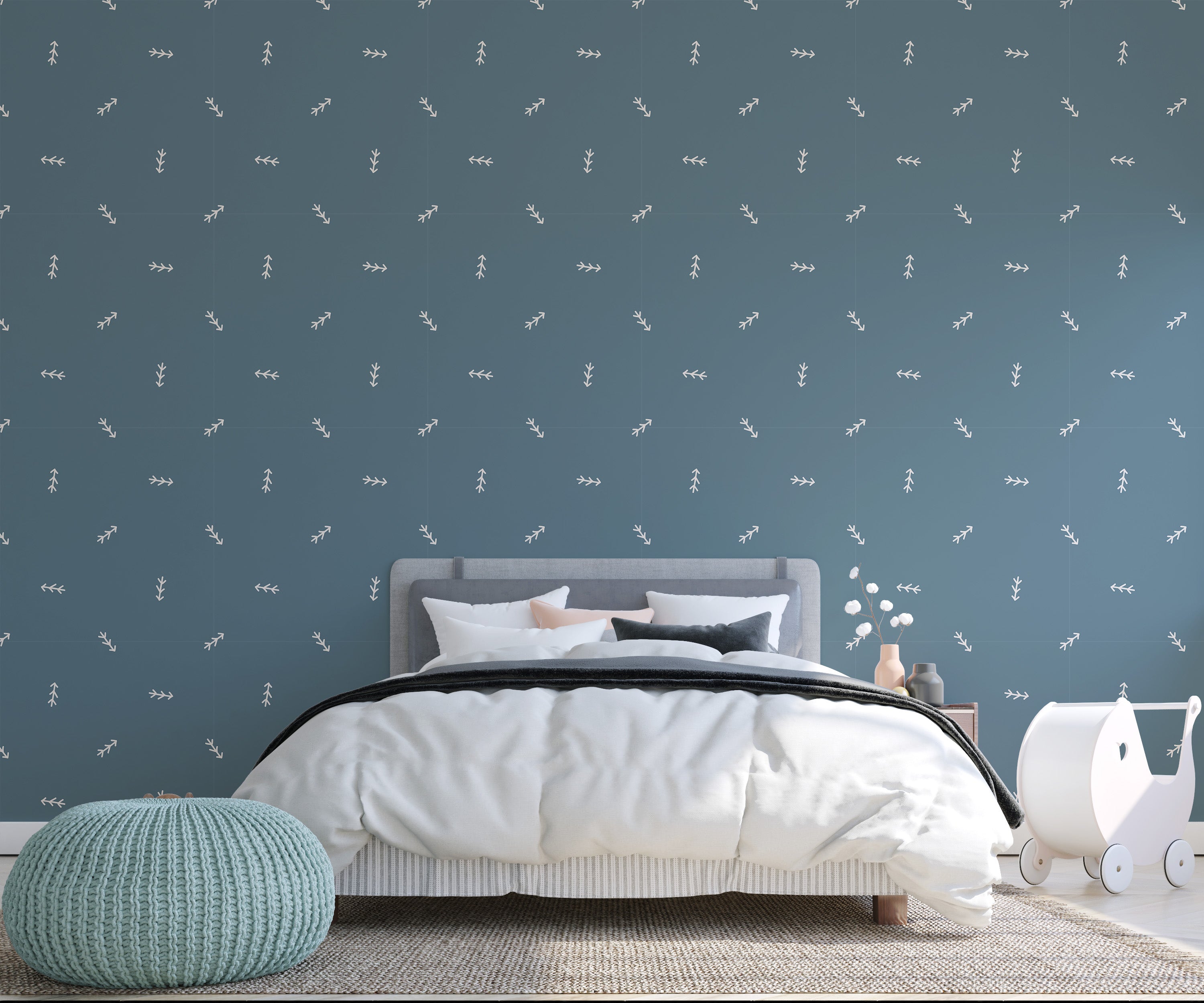 Papel pintado vinílico adhesivo Wallplas Flechas