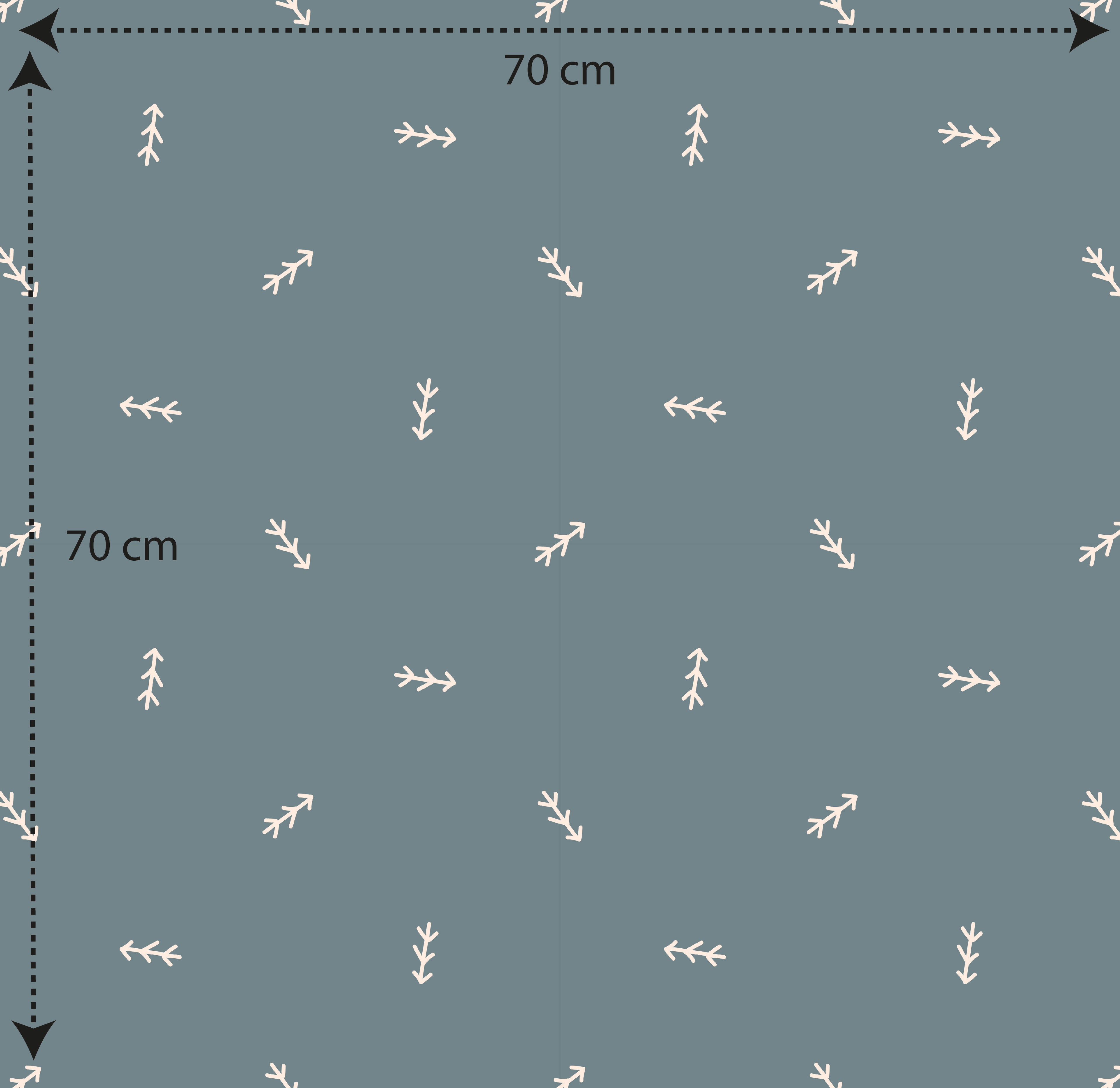 Papel pintado vinílico adhesivo Wallplas Flechas