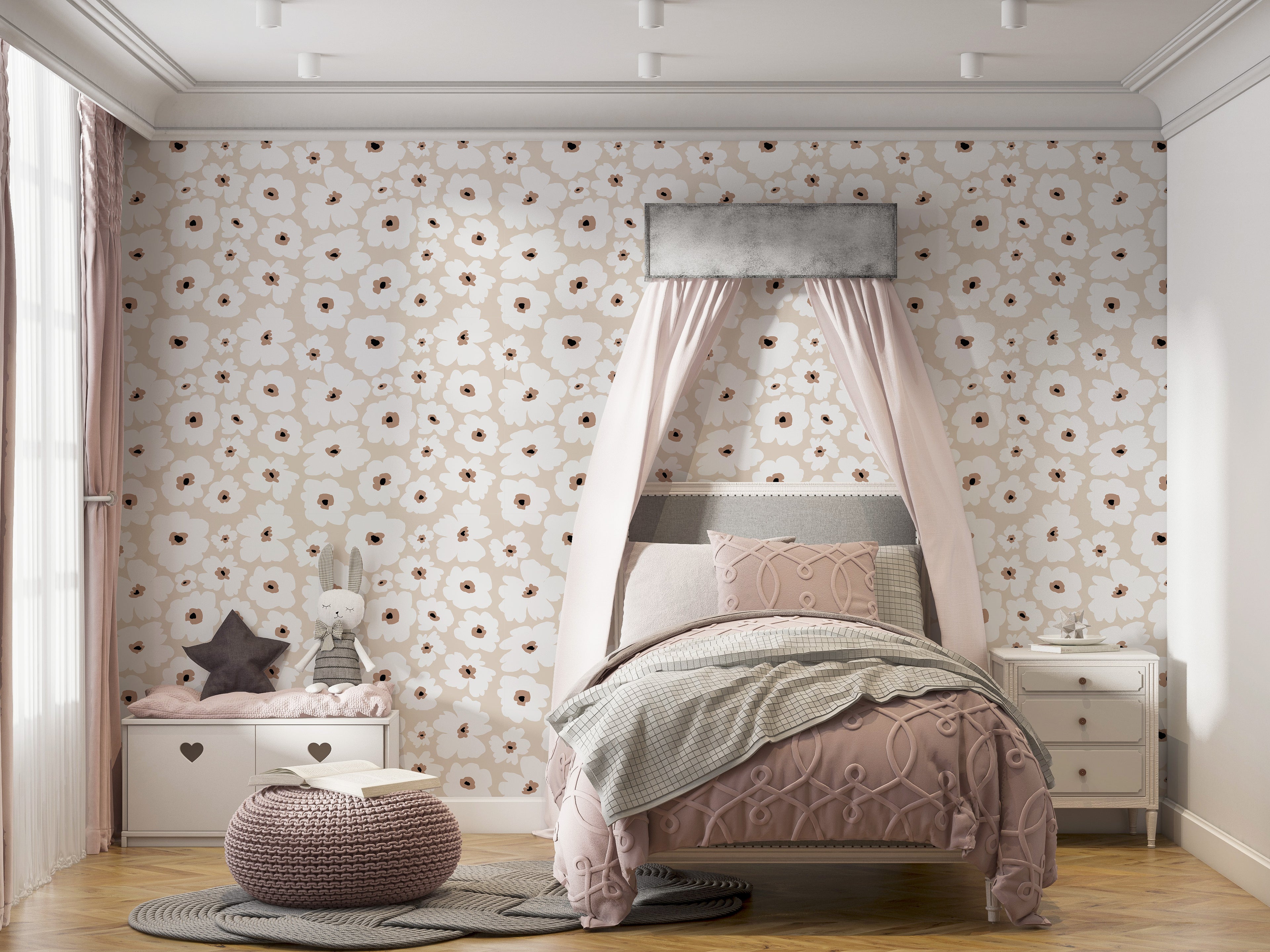 Papel pintado vinílico adhesivo Wallplas Hippie