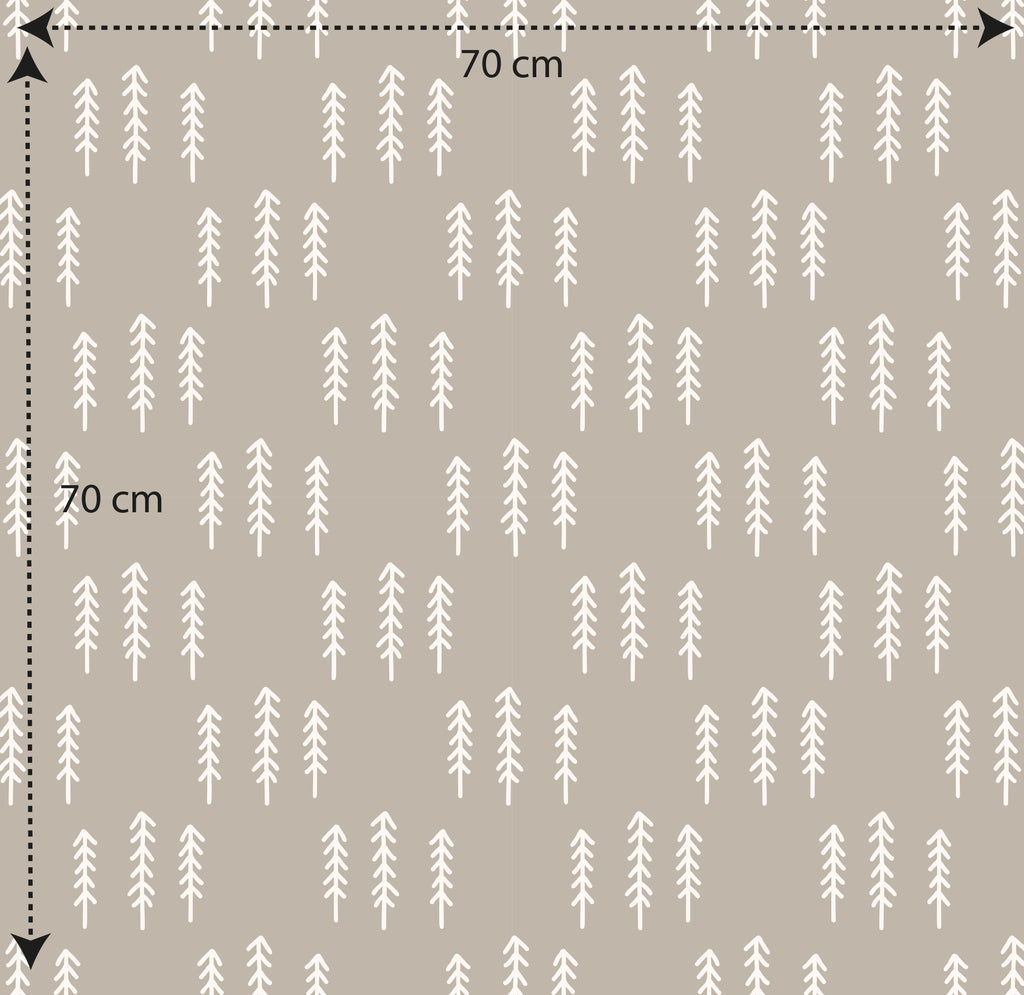 Papel pintado vinílico adhesivo Wallplas Abetos