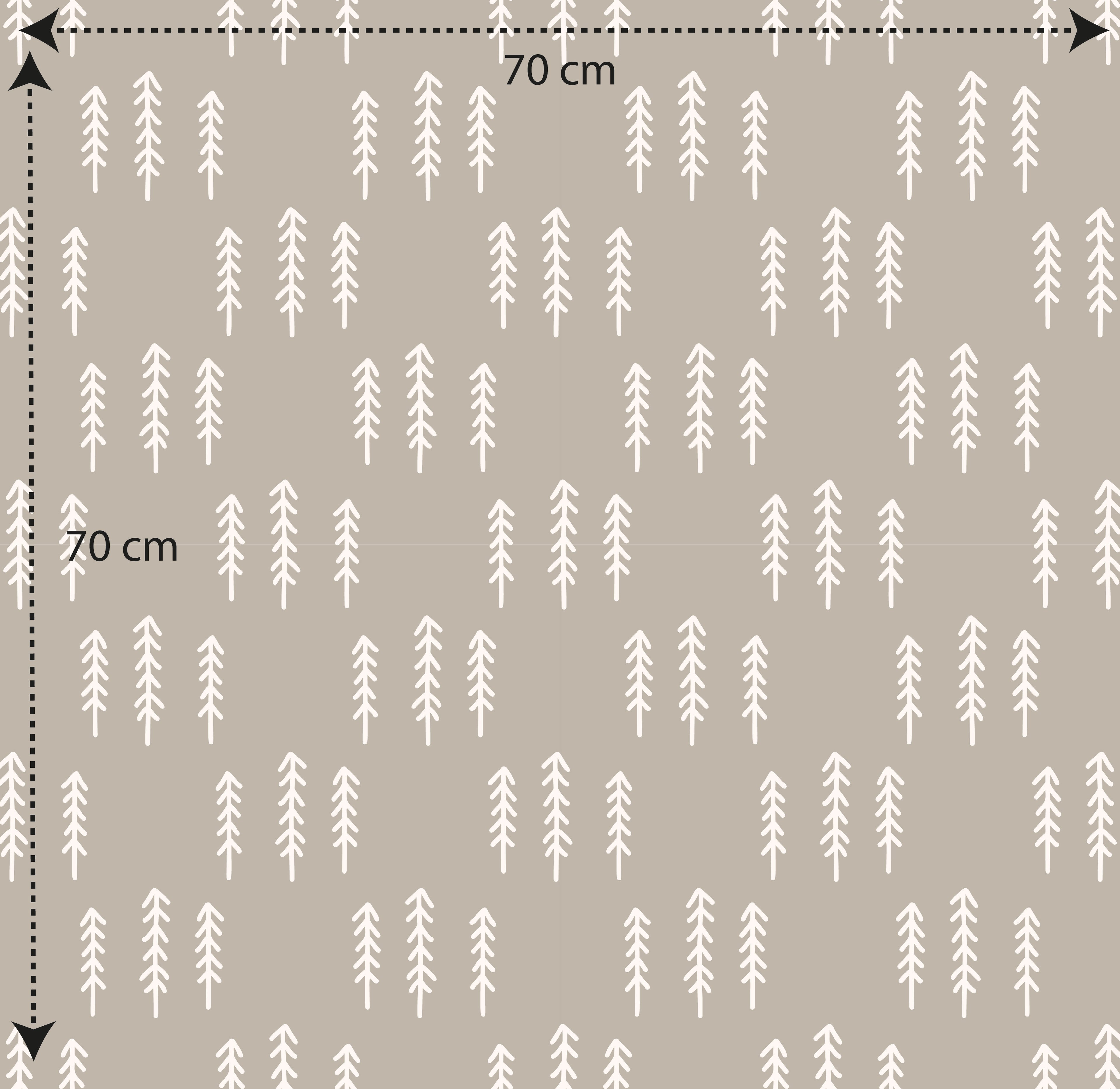 Papel pintado vinílico adhesivo Wallplas Abetos