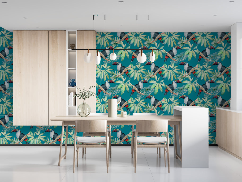 Papel pintado vinílico adhesivo Wallplas Tucán