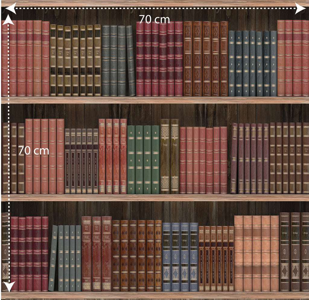 Papel pintado vinílico adhesivo Wallplas Libreria