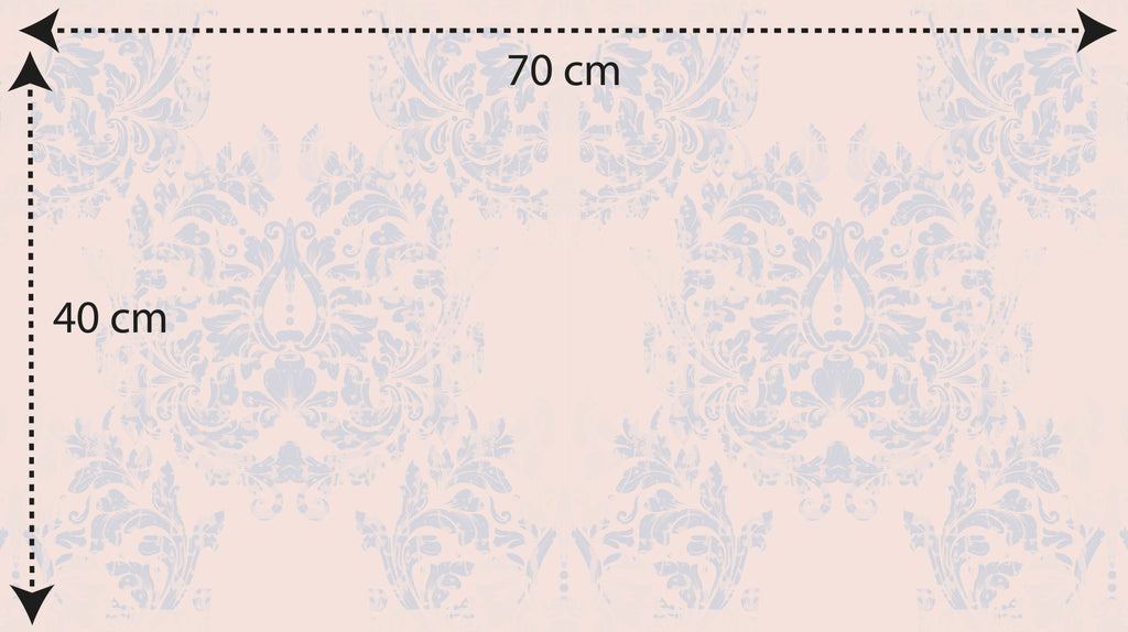 Papel pintado vinílico adhesivo Wallplas Castellon rosa/gris