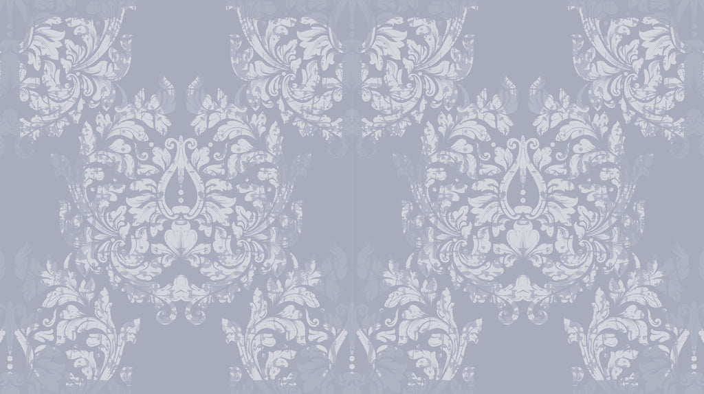 Papel pintado vinílico adhesivo Wallplas Castellon azul/gris