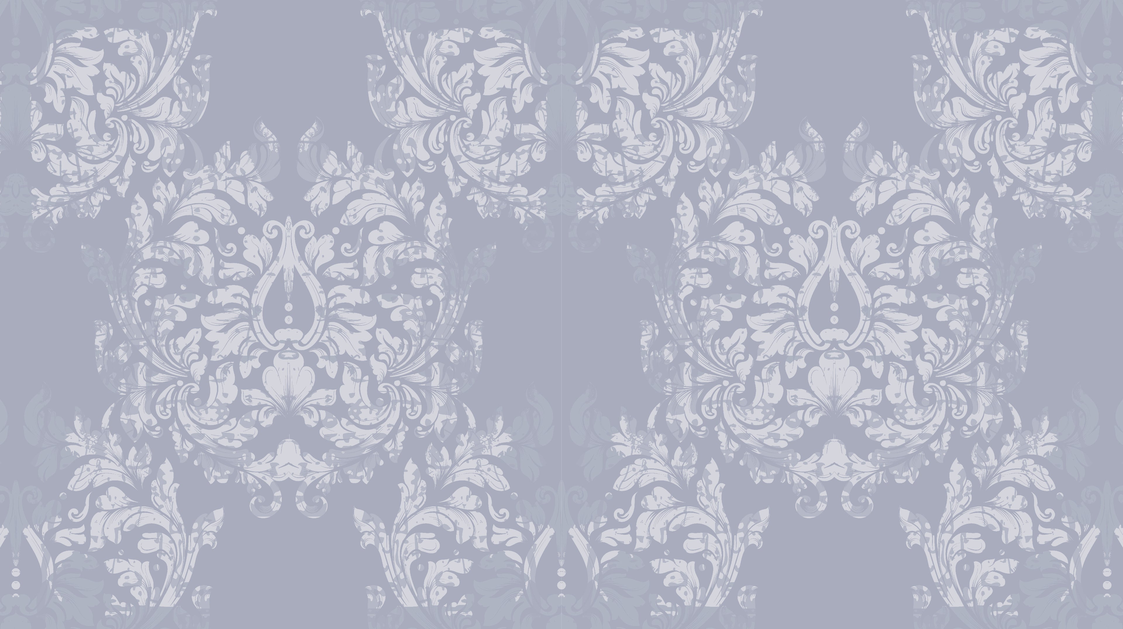 Papel pintado vinílico adhesivo Wallplas Castellon azul/gris