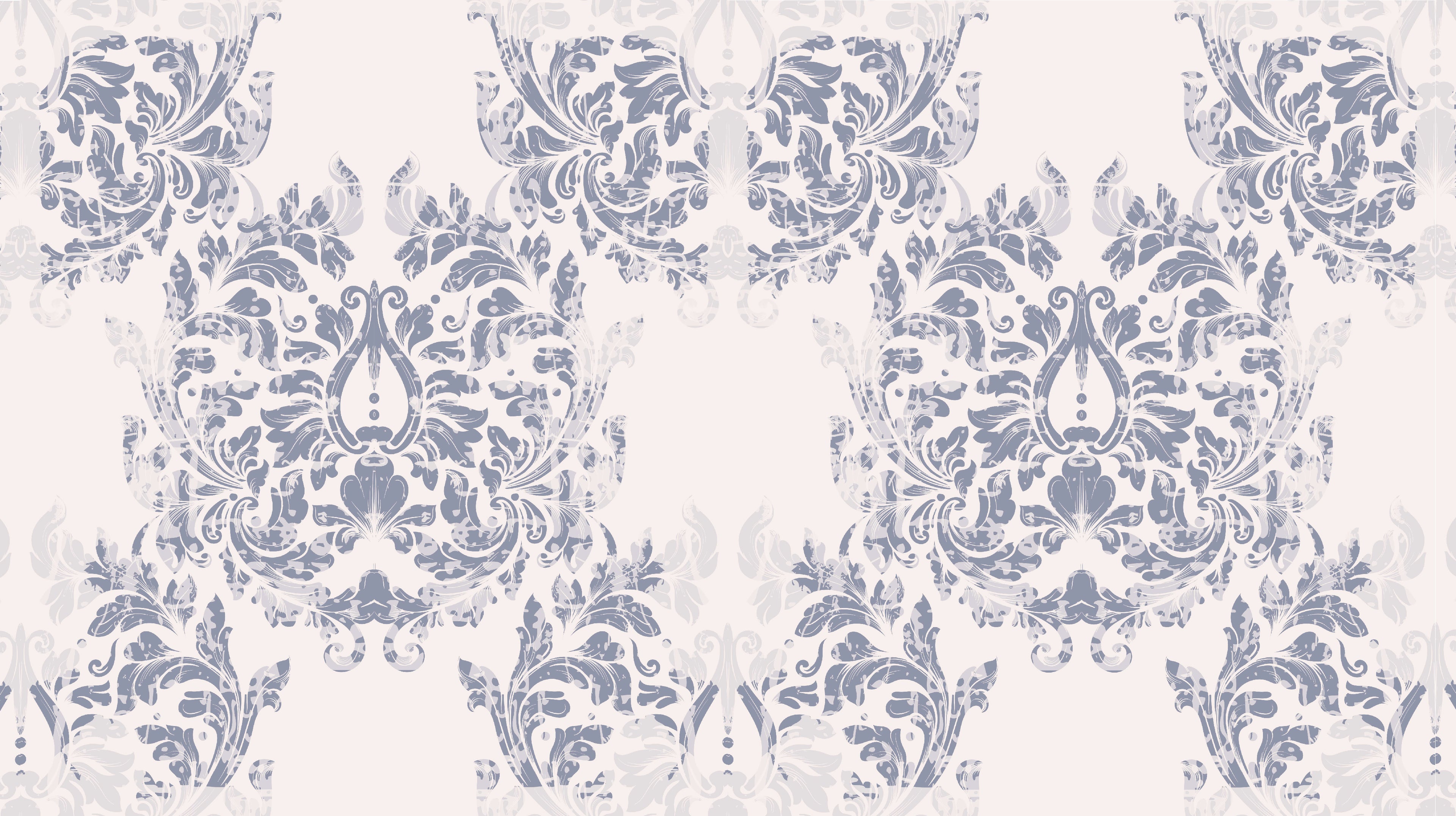 Papel pintado vinílico adhesivo Wallplas Castellon beige/azul