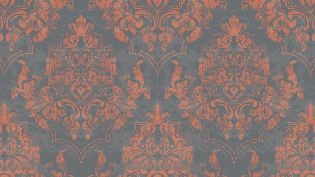 Papel pintado vinílico adhesivo Wallplas Alicante gris