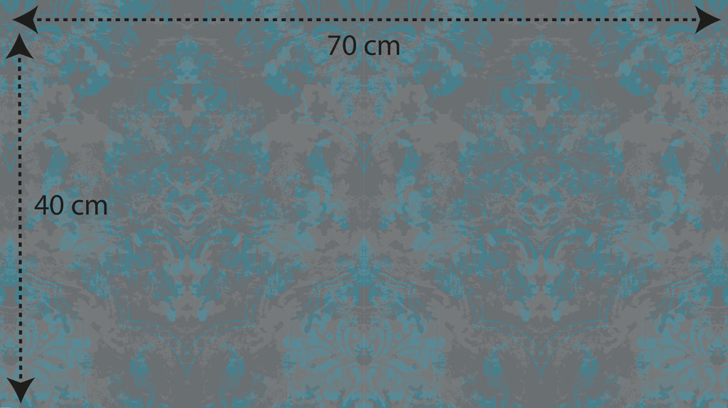 Papel pintado vinílico adhesivo Wallplas Alicante gris