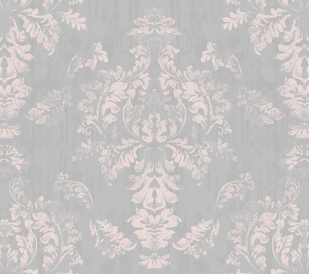 Papel pintado vinílico adhesivo Wallplas Vintage gris