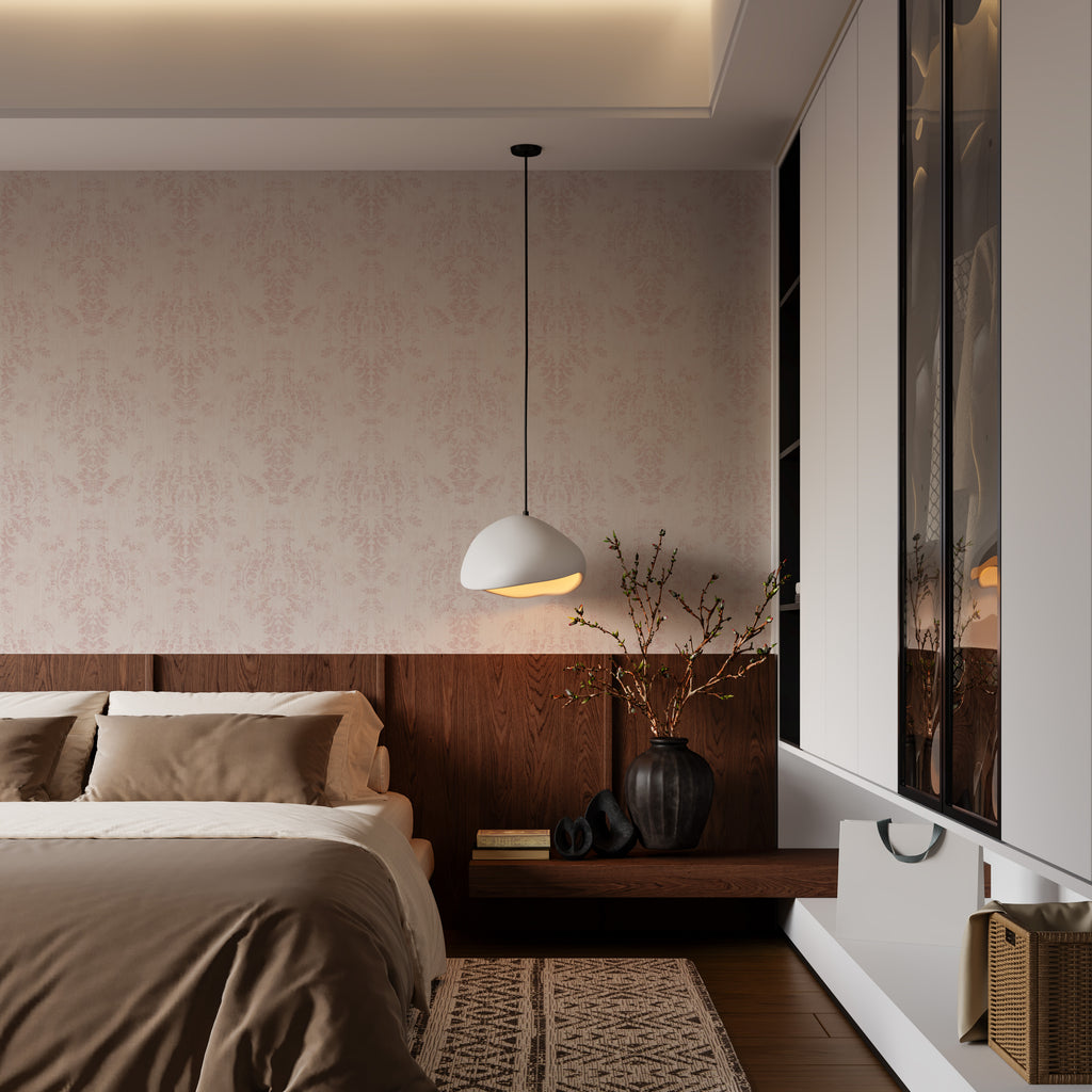 Papel pintado vinílico adhesivo Wallplas Vintage Rosa