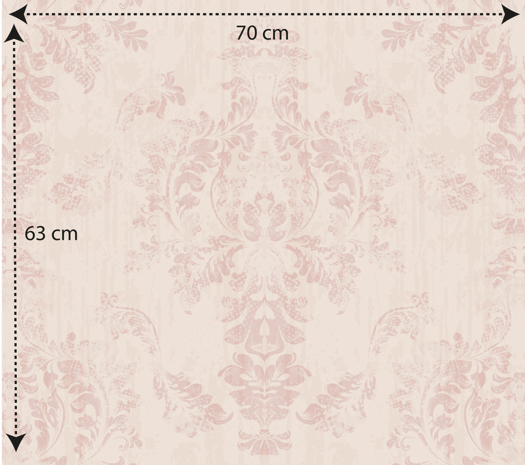 Papel pintado vinílico adhesivo Wallplas Vintage Rosa