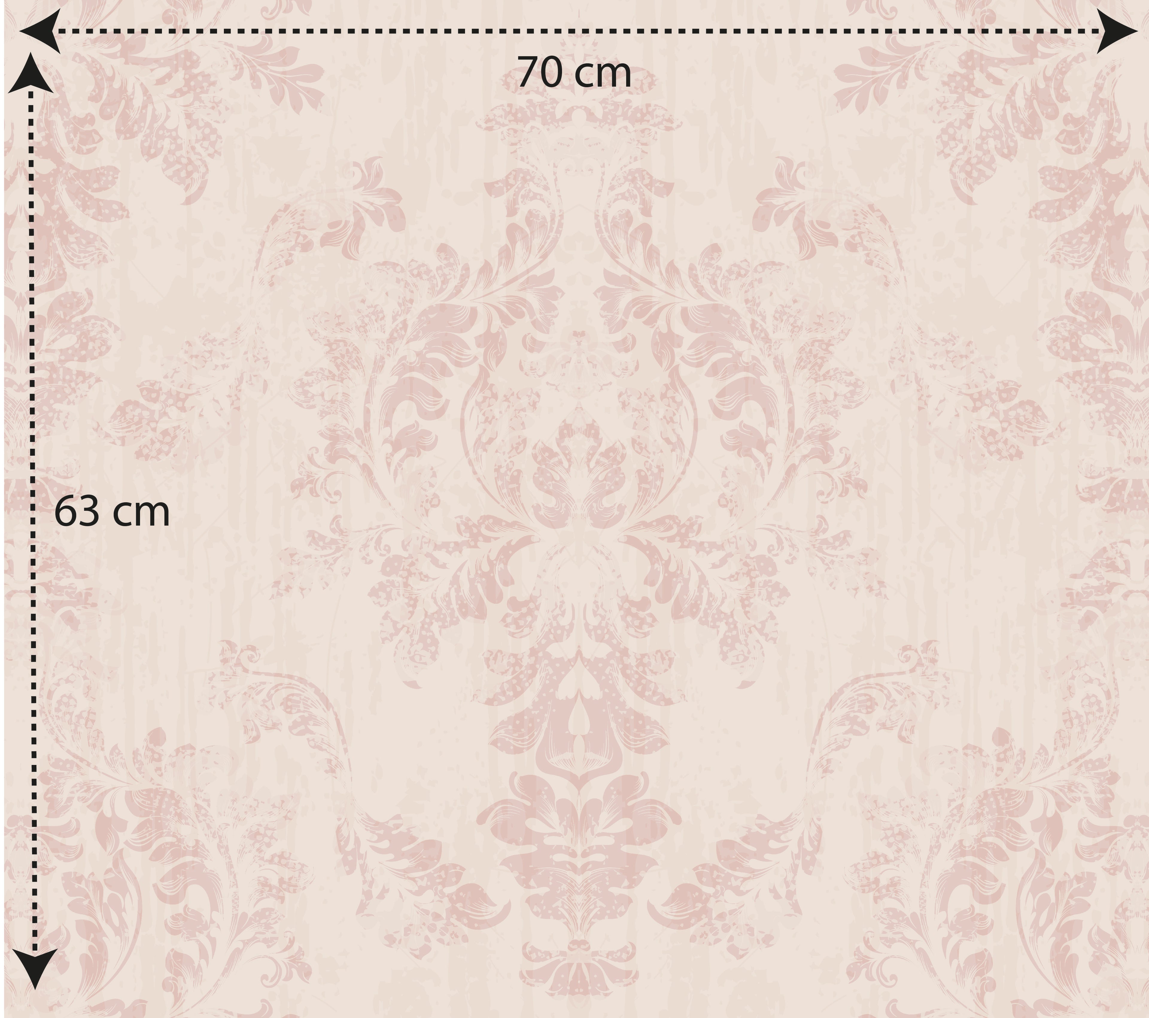 Papel pintado vinílico adhesivo Wallplas Vintage Rosa