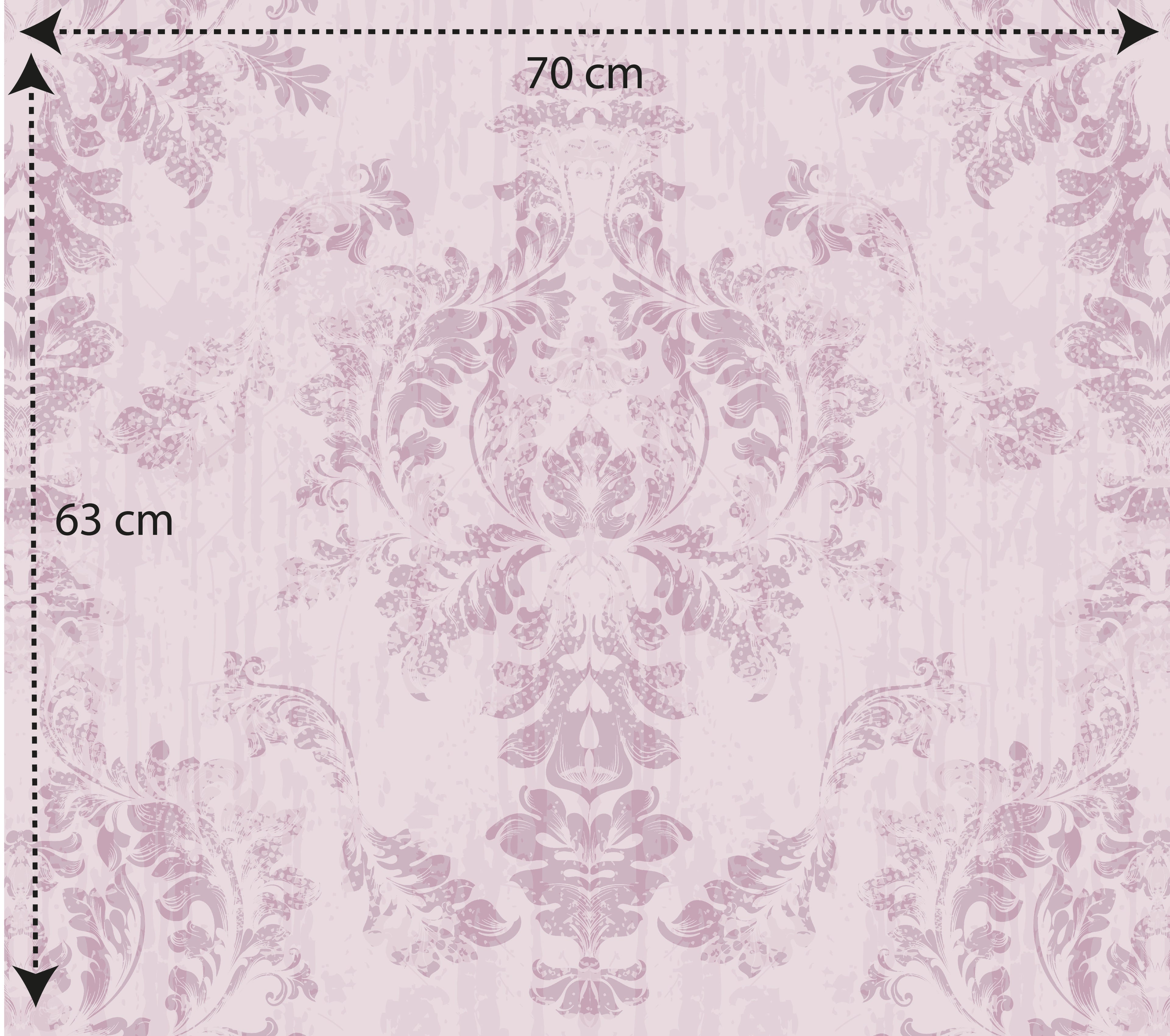 Papel pintado vinílico adhesivo Wallplas Vintage Violeta