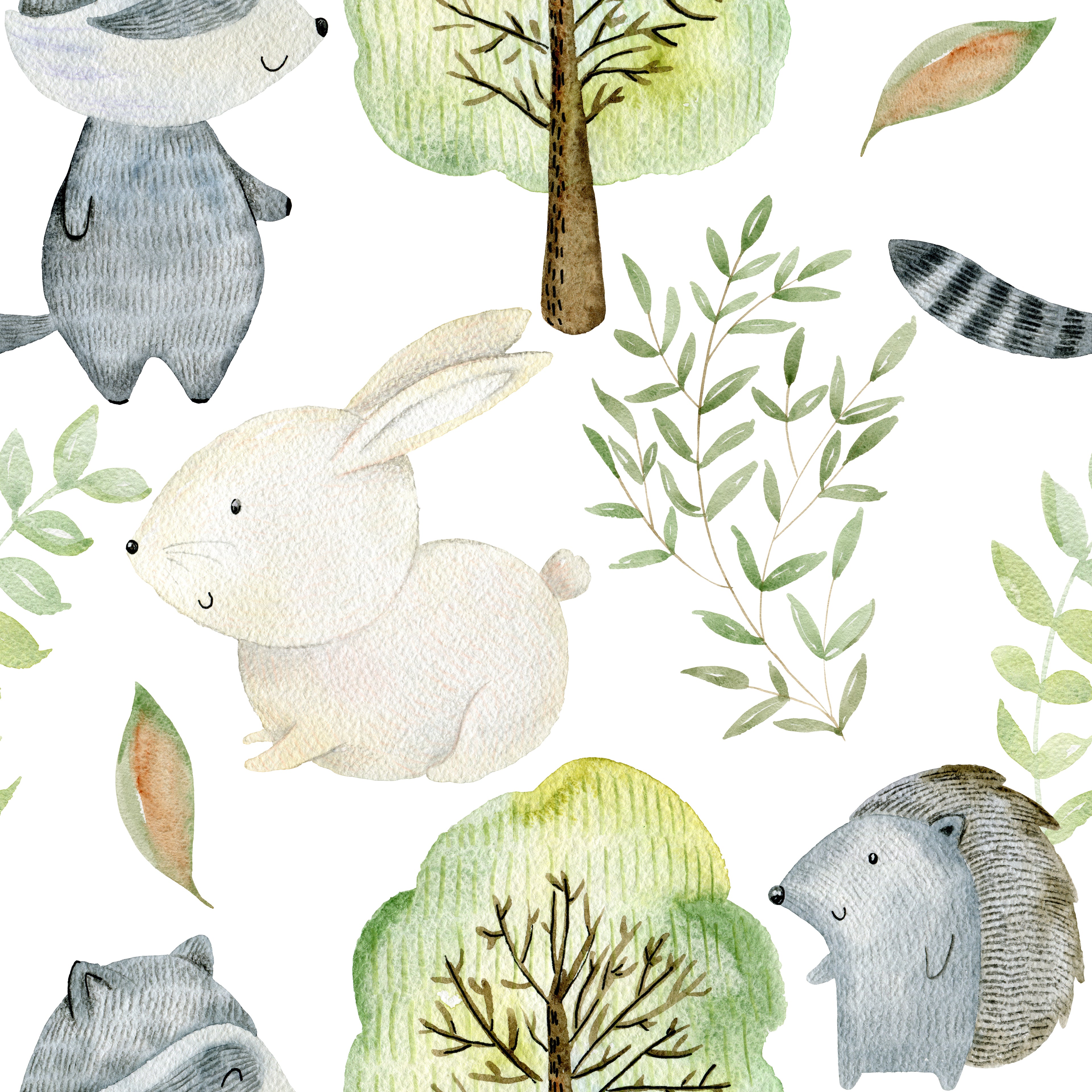 Papel pintado vinílico adhesivo Wallplas infantil Conejos