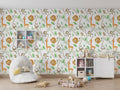 Papel pintado vinílico adhesivo infantil Wallplas Africa