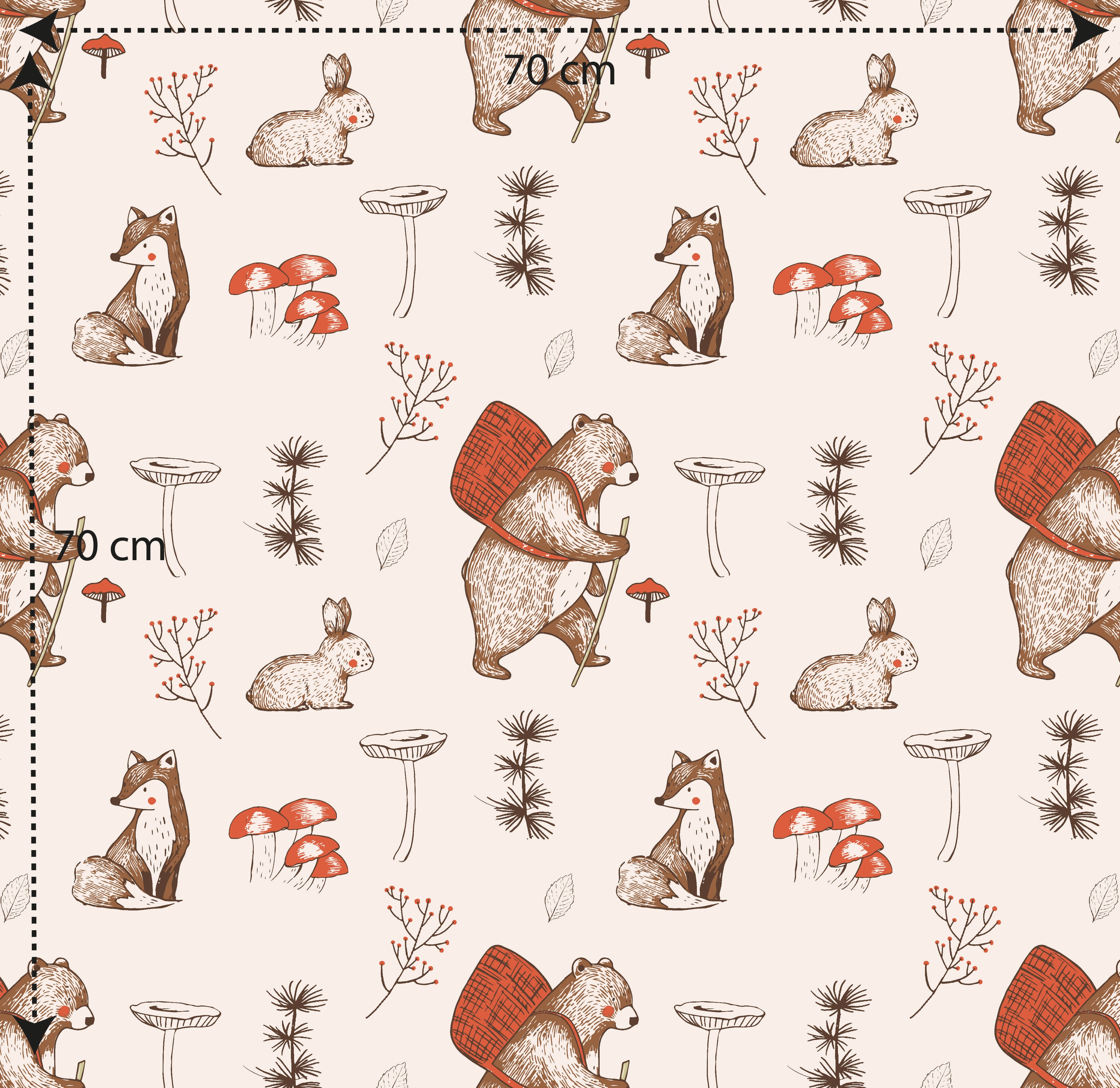 Papel pintado vinílico adhesivo Wallplas infantil Campo